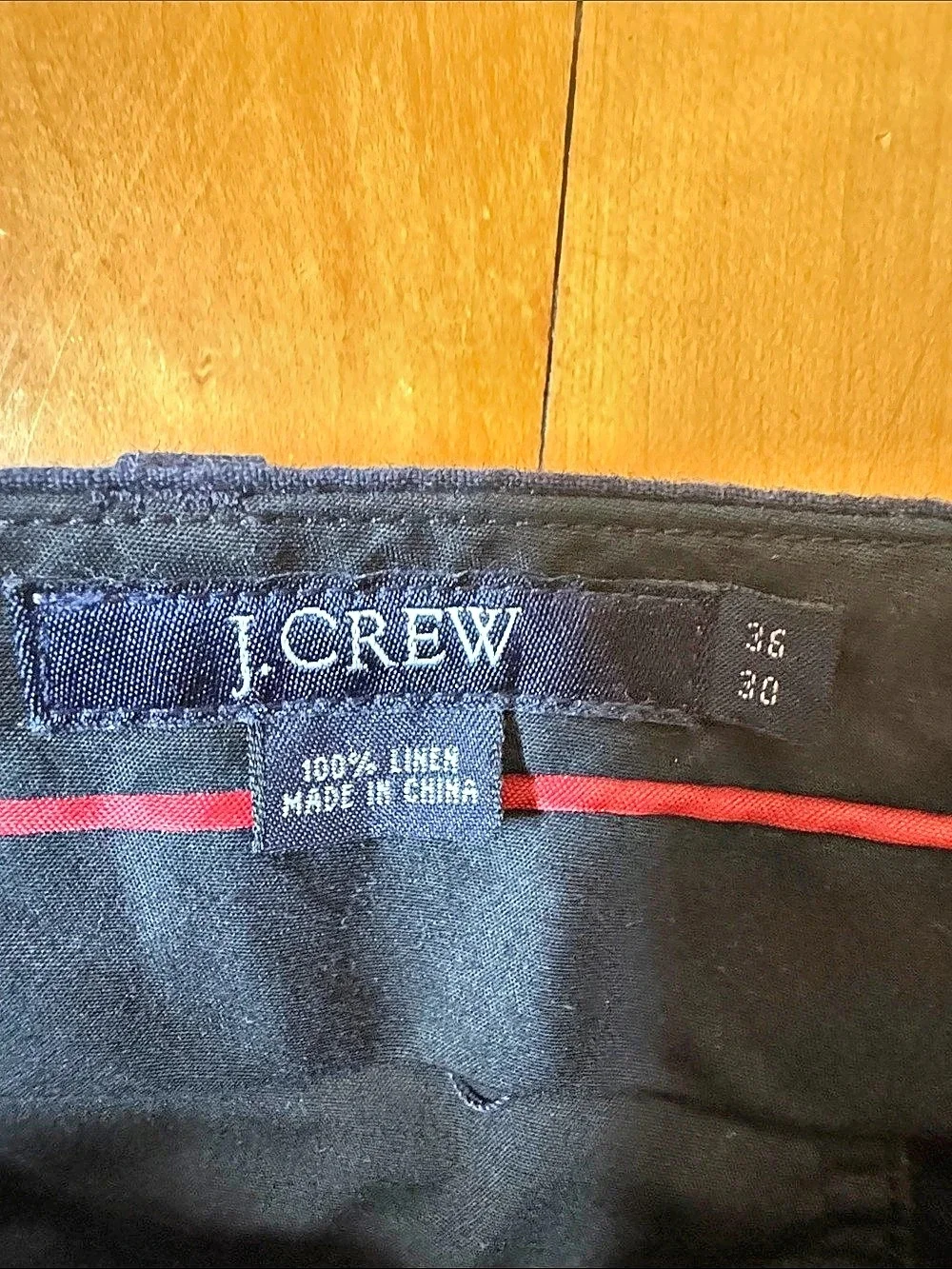 J.Crew navy Linen Straight Leg Pants men’s 36x30